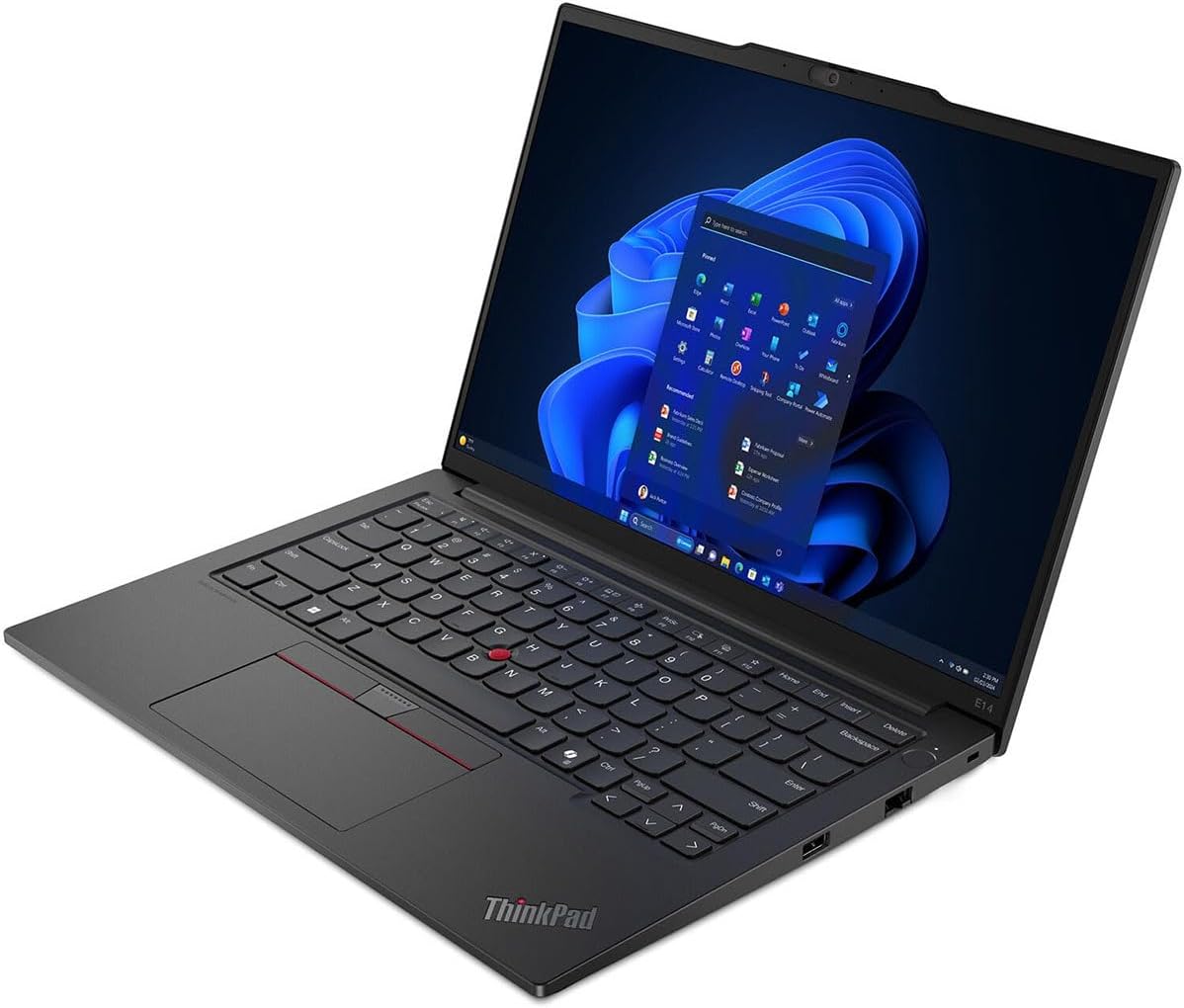 Lenovo ThinkPad E14 Gen 6 21M3000NUS 14' Notebook - WUXGA - AMD Ryzen 5 7535U - 16 GB - 256 GB SSD - English Keyboard - Black