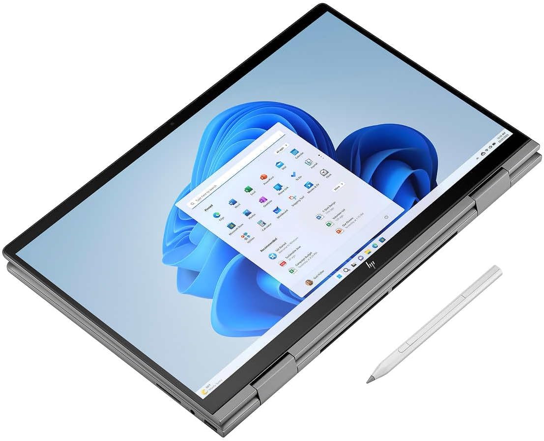 HP 2024 Laptop | Envy x360 2-in-1 | 15.6' 1920 x 1080 Touch | Intel Evo Core Ultra 7 155U 12-Core | 32GB LPDDR5 | 2TB SSD | Windows 11 Pro | Wi-Fi 6E - Backlit Keyboard - 5MP IR Camera - Silver