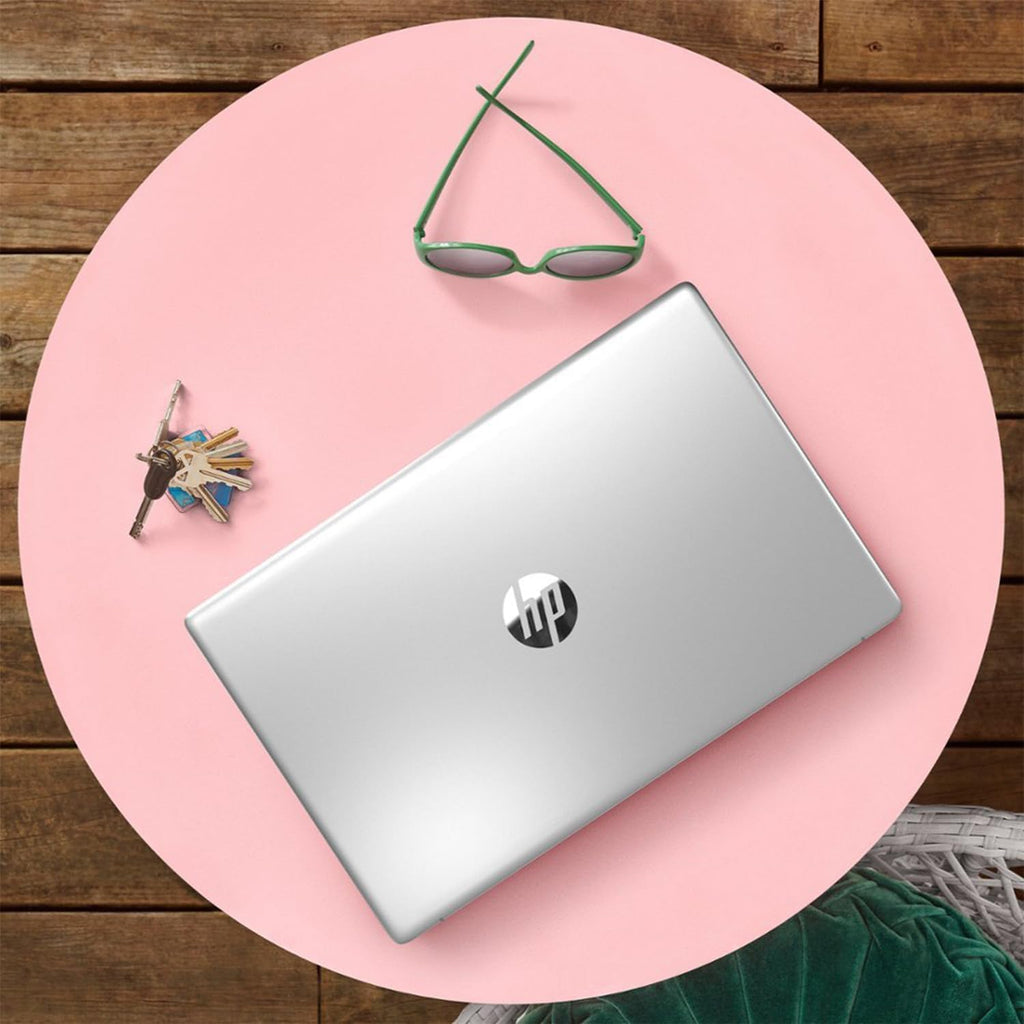 HP 17.3' Touchscreen Laptop, Intel Core i3 CPU, Win 11 Pro w/Office 365 for the Web, 32GB RAM, 128GB eMMC + 2TB SSD, Numeric Keypad, Wi-Fi 6, Silver, Bundle with PCO Notebook Fold Radiator, Cooler