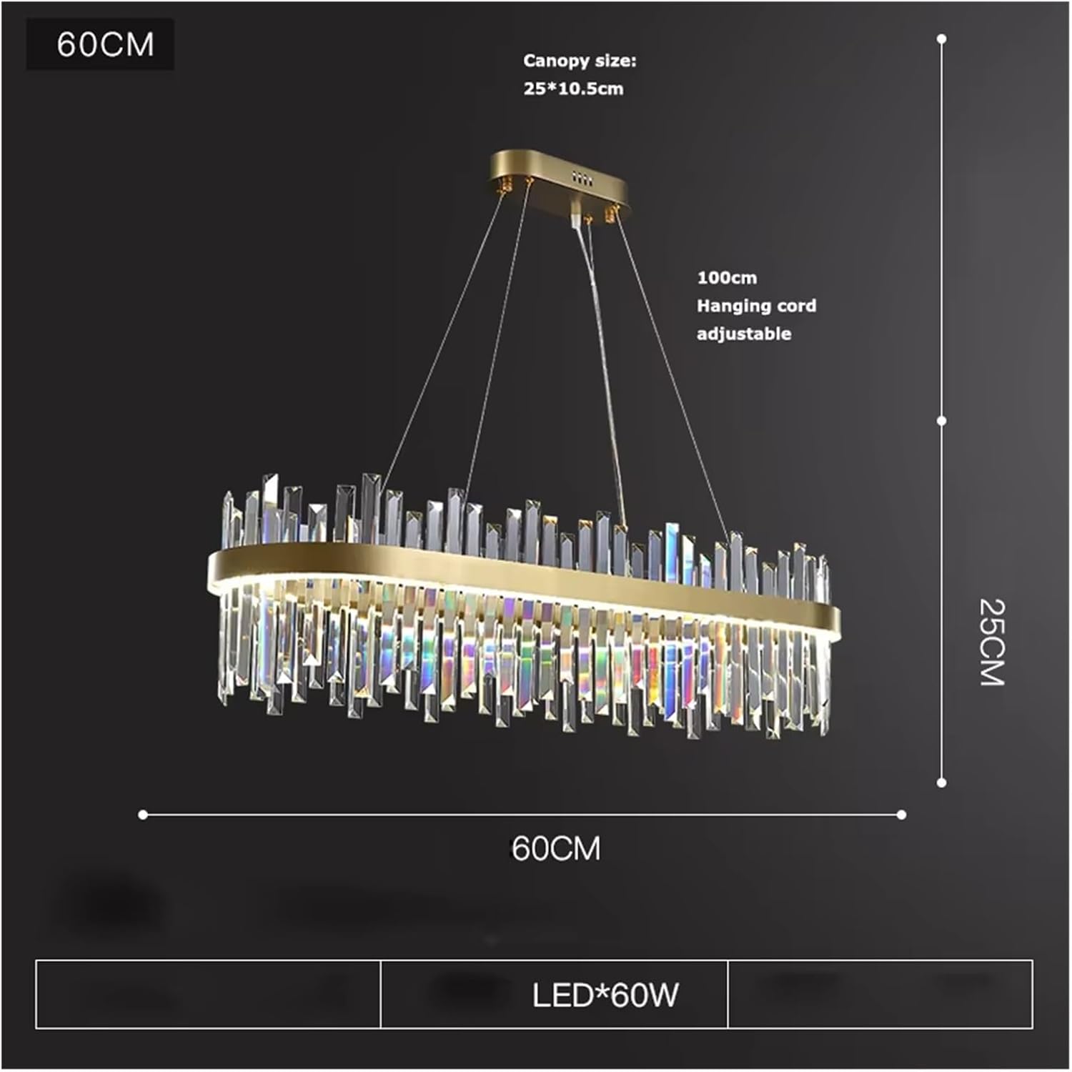 LED Postmodern Gold Silver Crystal Designer Hanging Chandelier Lighting Suspension Luminaire Lampen for Foyer,Dining Light Fixtures