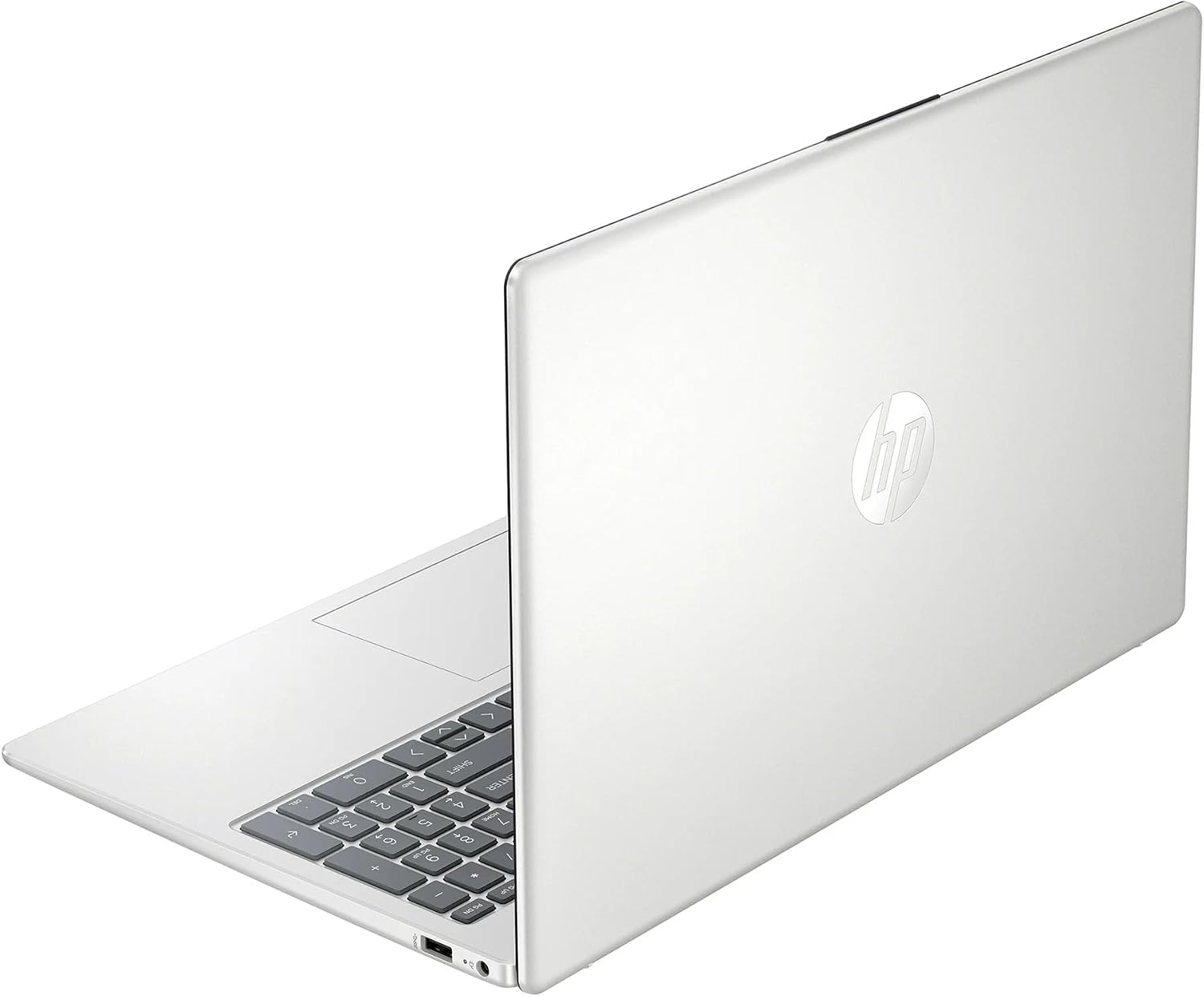 HP 15 Touch Screen Business Laptop Computer, 15.6' FHD LED Touchscreen Laptop, Intel Core i7-1355U(10-Core), Windows 11, 32GB RAM 1TB SSD, Numeric Keypad, SageNova Earphones, Natural Silver