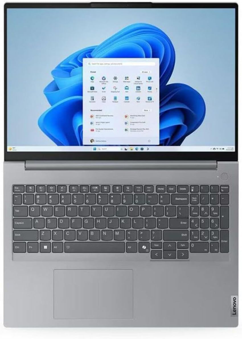 Lenovo ThinkBook 16 G7 ARP 21MW0037US 16' Notebook - WUXGA - AMD Ryzen 5 7535HS - 16 GB - 512 GB SSD - English (US) Keyboard - Arctic Gray