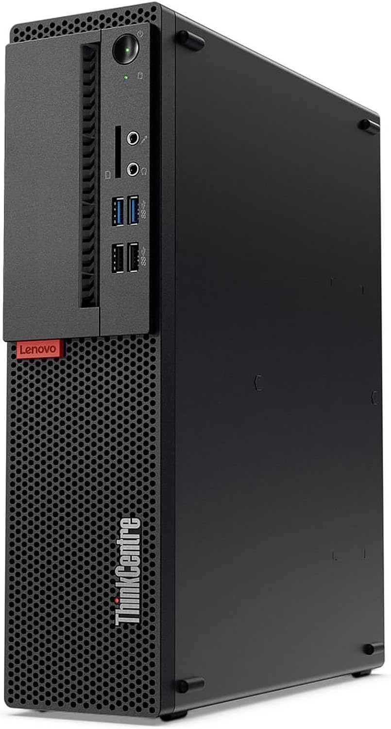 Lenovo ThinkCentre M720s SFF Desktop Computer PC, Intel Quad Core i3-8100, 16GB RAM, 512GB SSD, VGA, DisplayPort, Keyboard & Mouse, USB Wi-Fi & Bluetooth, Windows 11 Pro (Renewed)