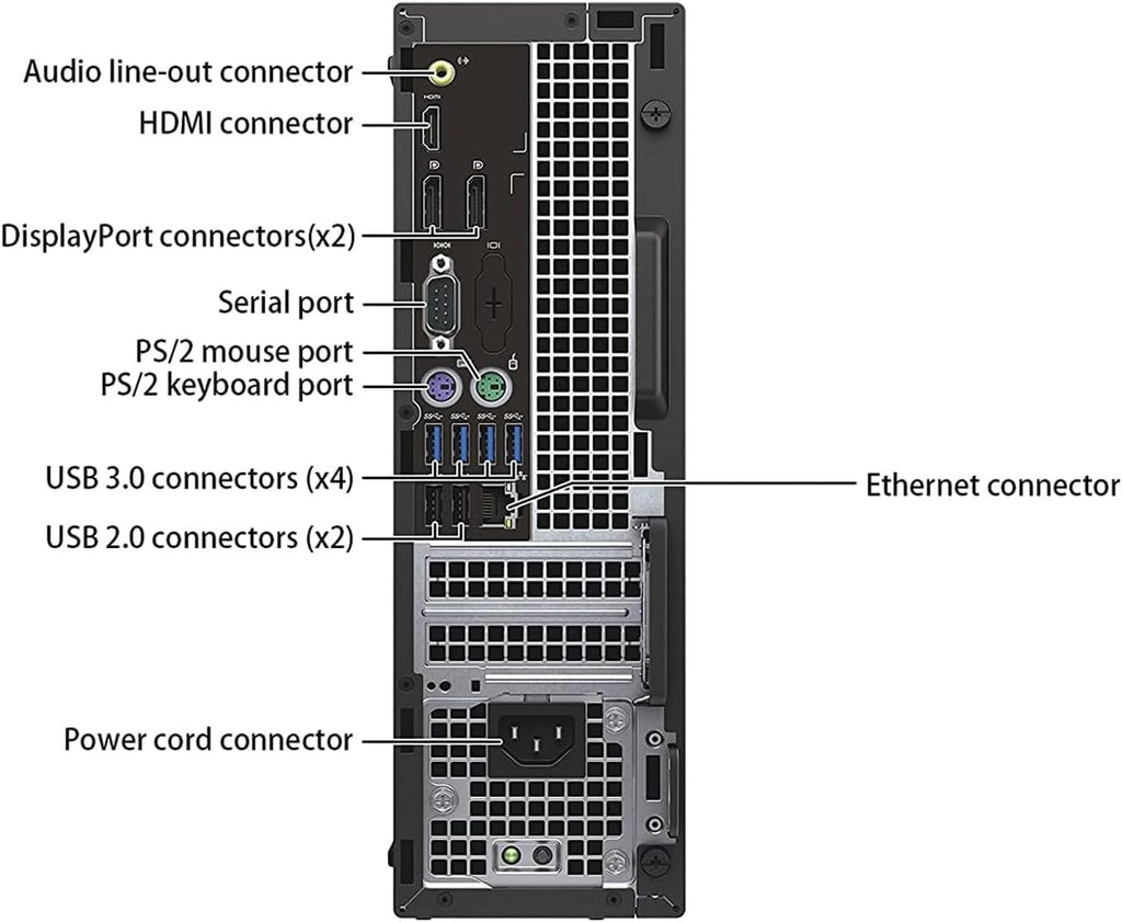 Dell OptiPlex 7040 SFF Desktop PC w/ 27in LCD FHD Monitor, 7040 SFF Desktop Intel Core i5-6th, 16GB RAM, 512GB SSD, RGB Keyboard, Win11 pro(Renewed)