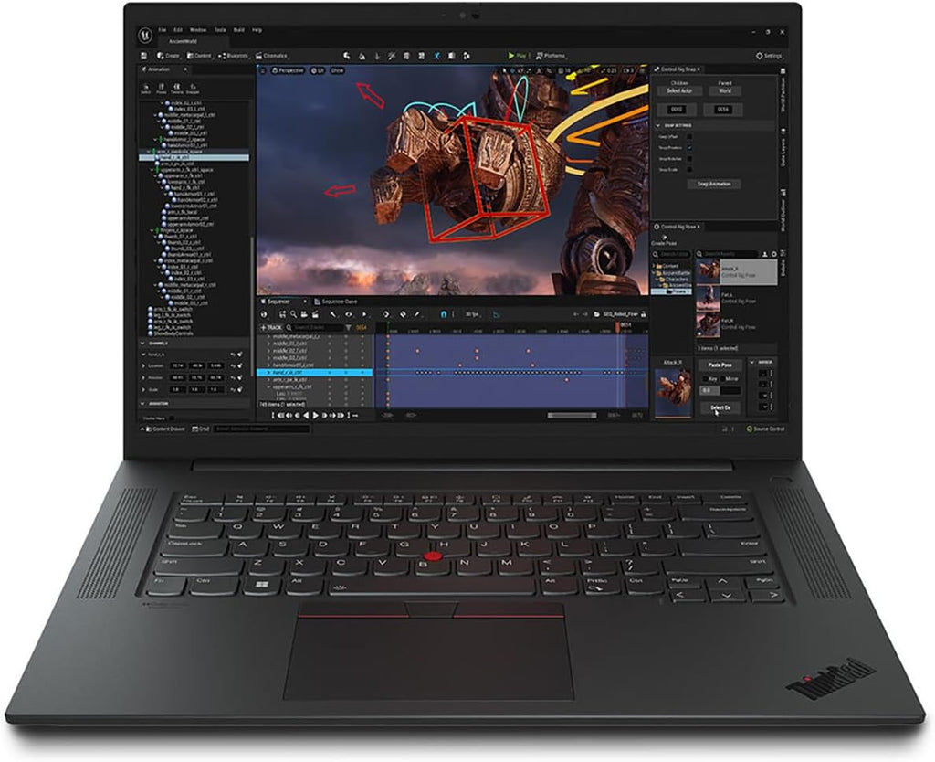 Lenovo ThinkPad P1 Gen 6 21FV001GUS 16' Touchscreen Mobile Workstation - WQUXGA - 3840 x 2400 - Intel Core i7 13th Gen i7-13700H Tetradeca-core (14 Core) 2.40 GHz - 32 GB Total RAM - 1 TB SSD - Black