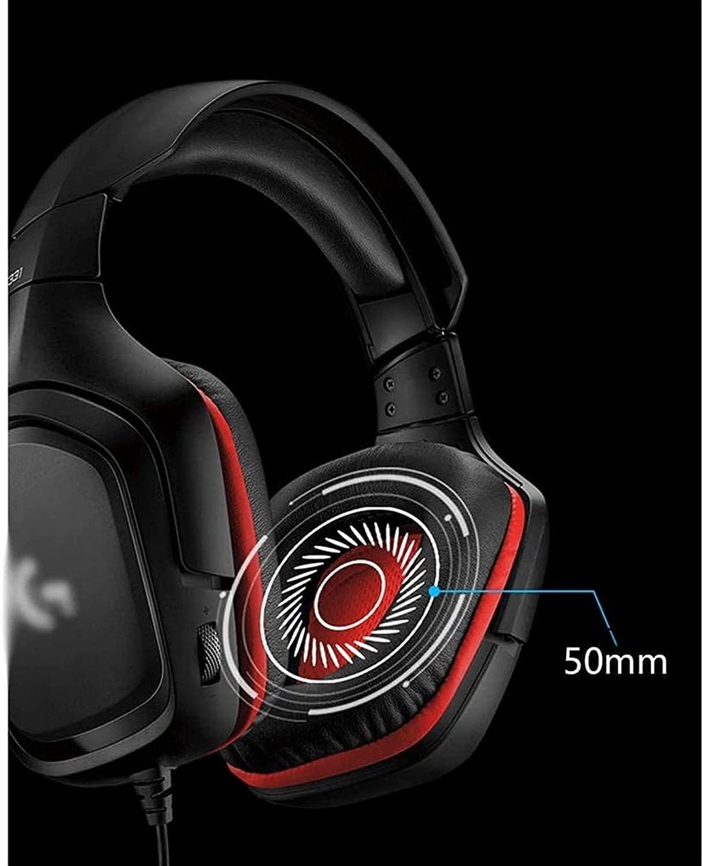 Gaming Headset with Microphone, Gaming Headphones Stereo 7.1 Surround Sound,3.5mm Audio Jack Over Ear Headphones Wired for PC Laptop