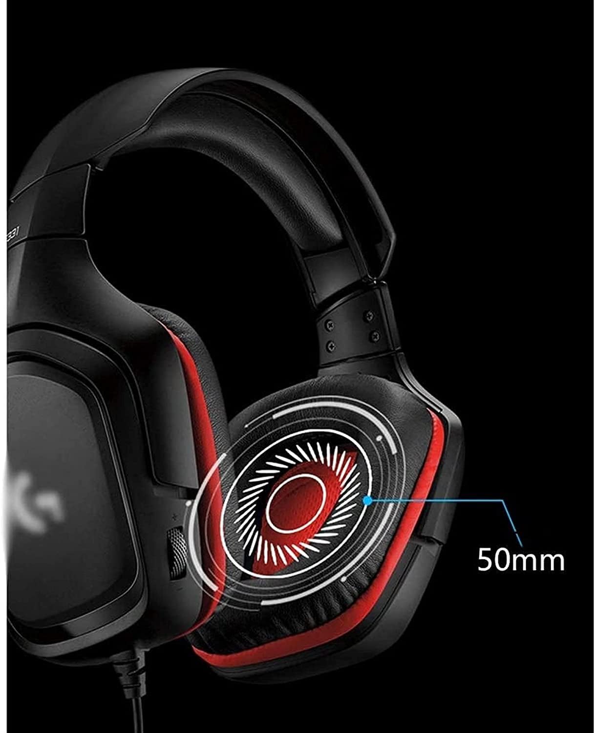 Gaming Headset with Microphone, Gaming Headphones Stereo 7.1 Surround Sound,3.5mm Audio Jack Over Ear Headphones Wired for PC Laptop