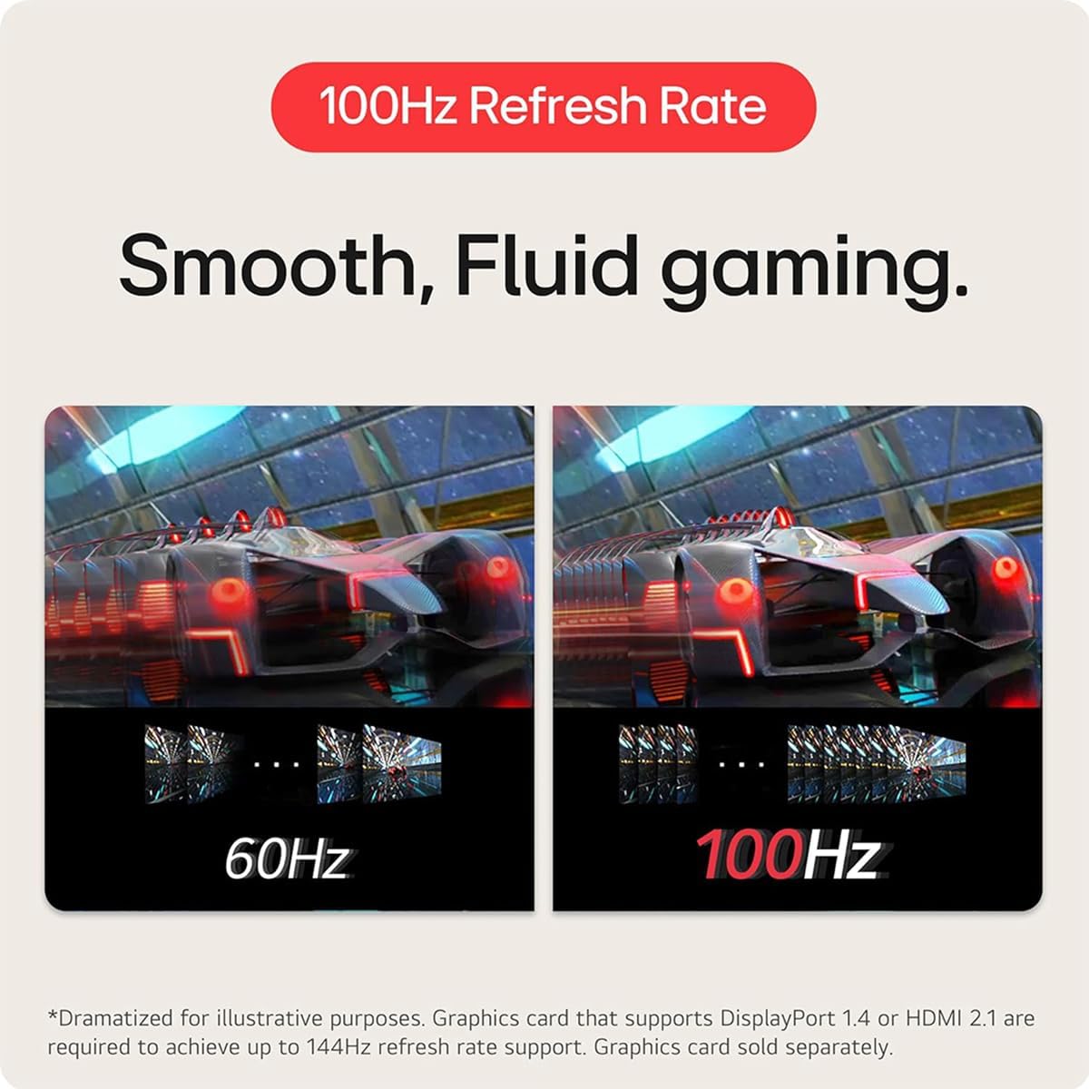 LG 32 inch Curved Monitor, FHD VA Display, 100Hz, 5ms, AMD FreeSync, Dynamic Action Sync, Black Stabilizer, Reader Mode, Flicker Safe, Auto Input Switch, OnScreen Control, with 5ave HDMI3 Cable