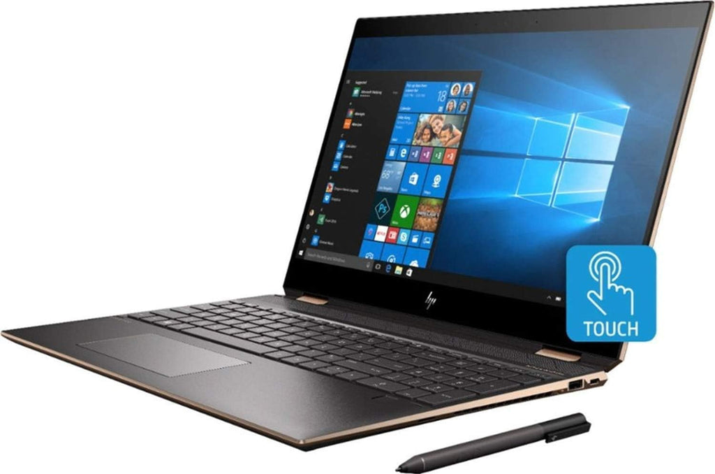 HP Spectre x360-15.6' 4K Touch - 10th gen i7-10510U - 16GB - 512GB Optane SSD - Dark Ash