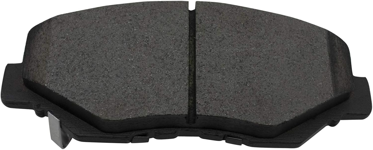 TRQ Front Brake Pad and Rotor Set Ceramic Vented Rotors Calipers Hoses Compatible with 2003-2011 Honda Element
