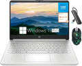 HP 14 Inch Business Laptop, Ultral Light Laptops for Student and Business, Intel Processor N150(Quad-Core), 4GB RAM, 128GB UFS, Wi-Fi 6, Fast Charge, 1-Year Office 365, Windows 11 Pro, Silver
