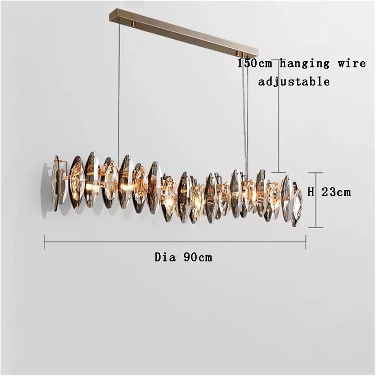 Crystal Gold Silver Modern Pendent Light Independent Design Chandelier Luxury Home Decoration Hanging Lamp,Dining Light Fixtures
