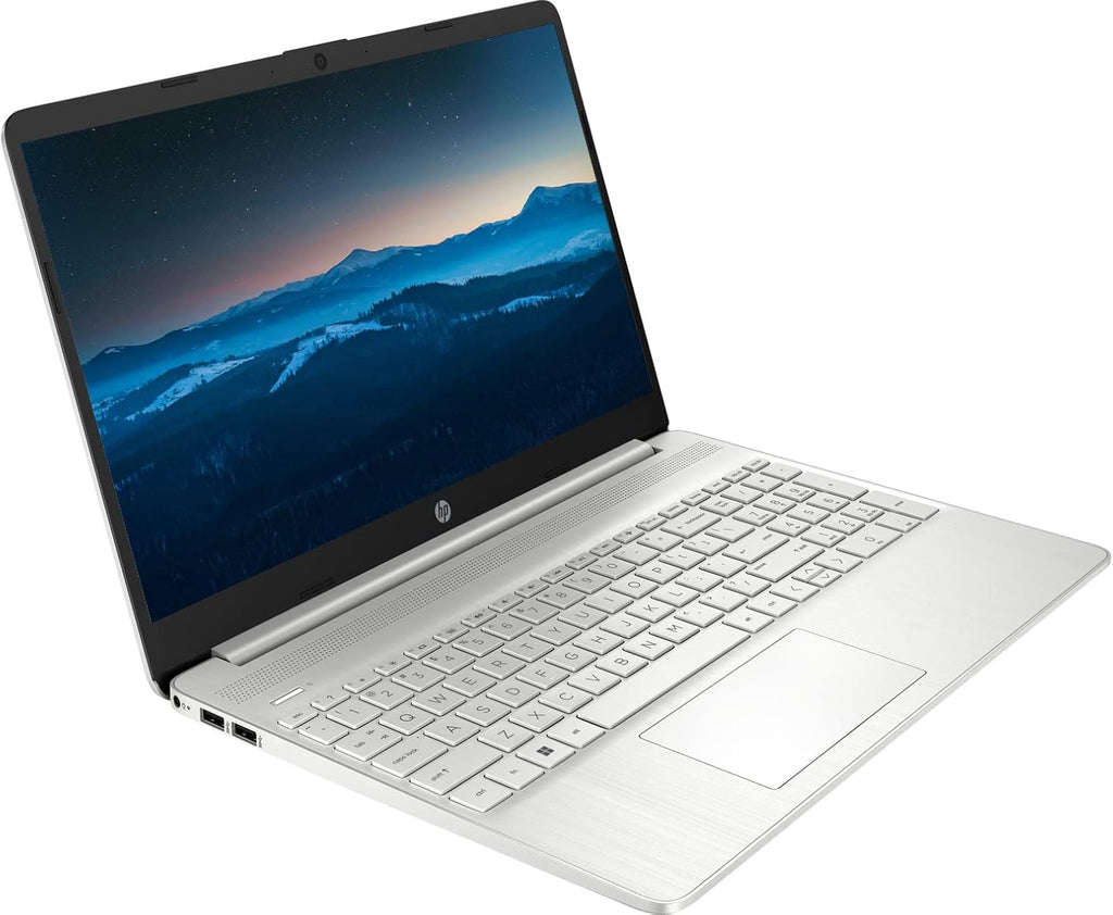 HP 15 Notebook, 15.6' HD Screen Laptop, Intel Core i3-1115G4, 16GB DDR4 RAM, 1TB SSD, Webcam, HDMI, Wi-Fi, Windows 11 Home, Natural Silver