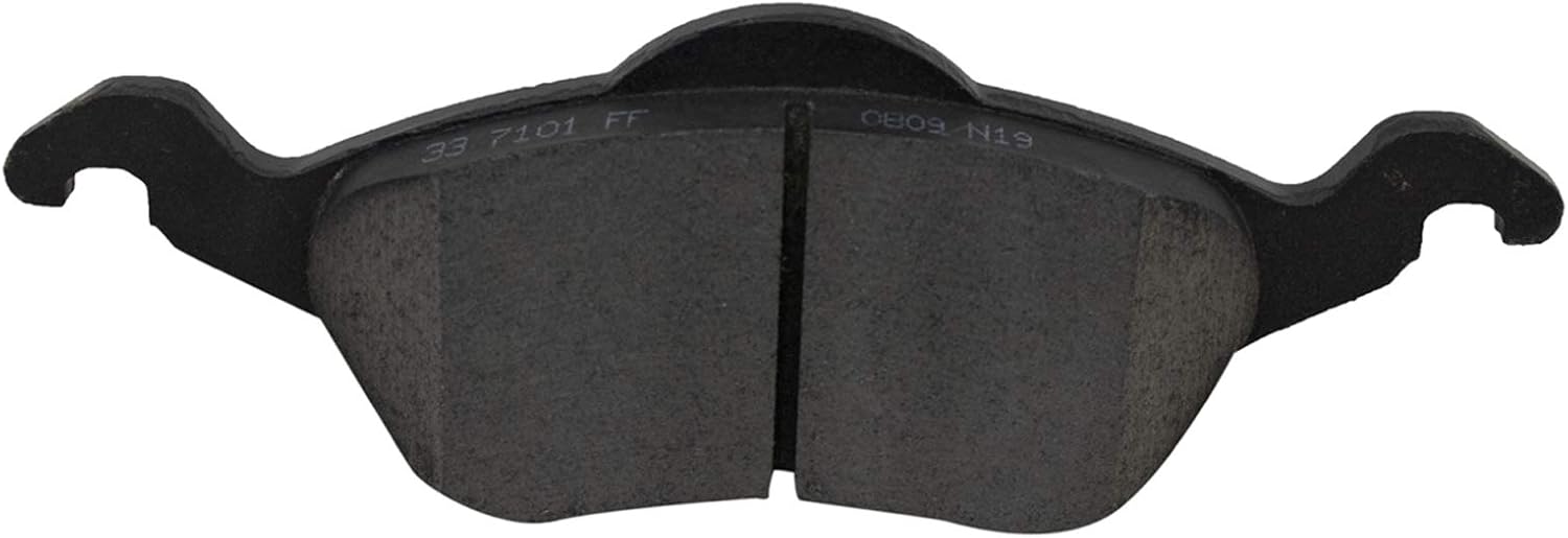 TRQ Front Brake Pad and Rotor Set Ceramic Rotors Calipers Hoses Compatible with 2000-2004 Ford Focus
