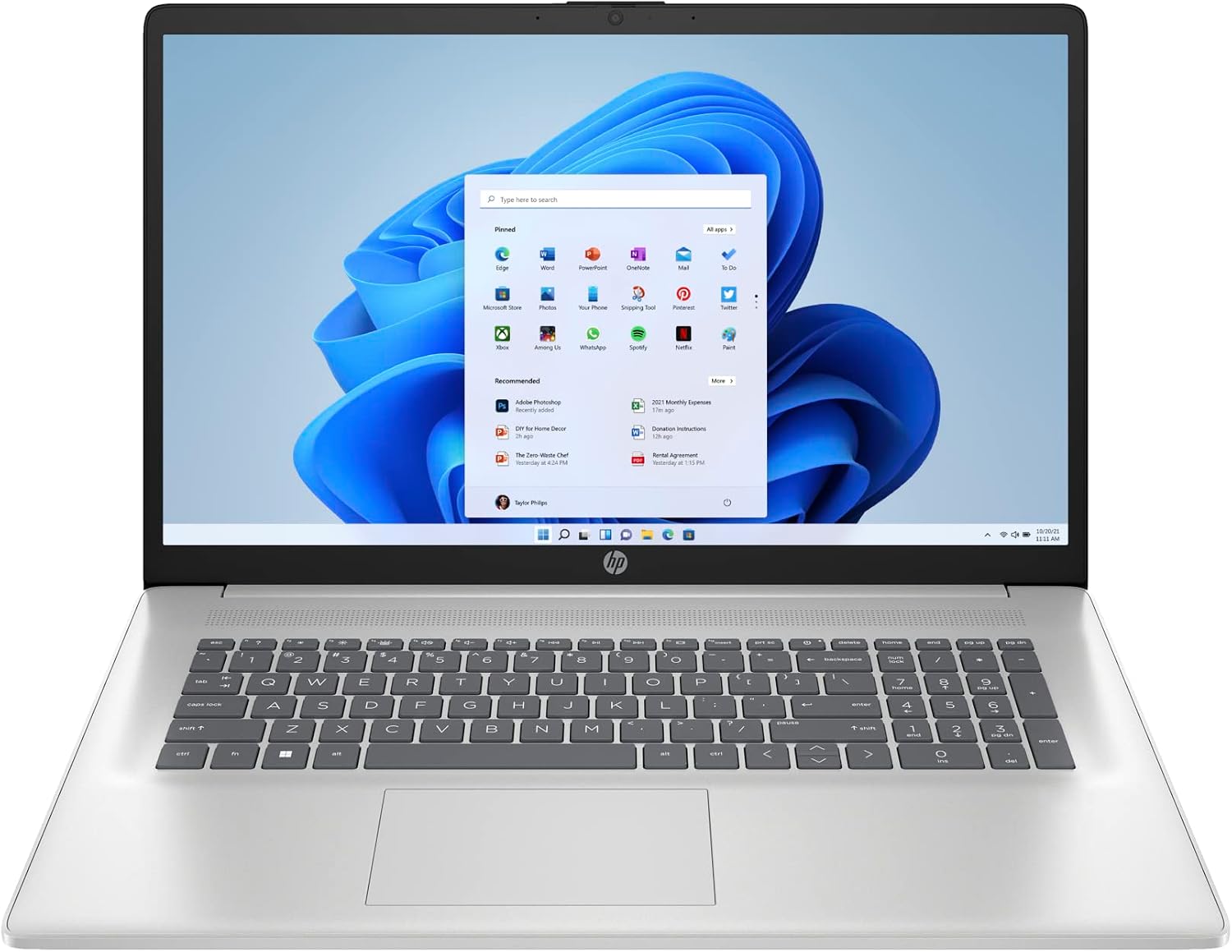 HP Personal Laptop, 13th Gen Intel 10-Core i7-1355U, 17.3' FHD IPS Display, Intel Iris Xe Graphics, 64GB DDR4 2TB SSD, Wi-Fi 6, Type-C, HDMI, 720HD Camera, Win11 Home