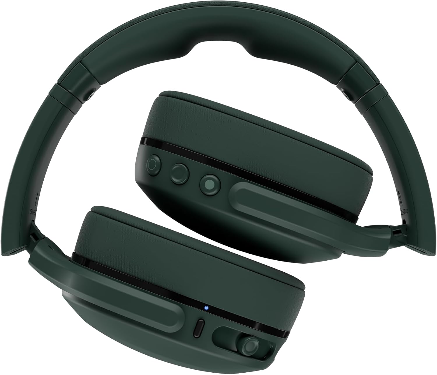 Skullcandy Crusher 540 Active Wireless Bluetooth Headphones with Multi-Sensory Bass, Noise Isolating Over-Ear Fit, Sweat and Water Resistant, 40 Hours Battery, Microphone for iPhone Android - Forest