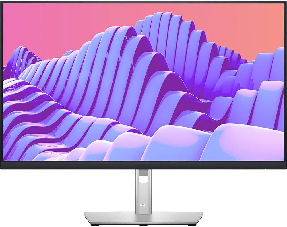Dell P2722H Monitor Bundle 27' Inch Full HD IPS Display Height Adjustable Stand HDMI DisplayPort USB Hub Office Business Computer Screen + HDMI Cable + Cleaning Kit