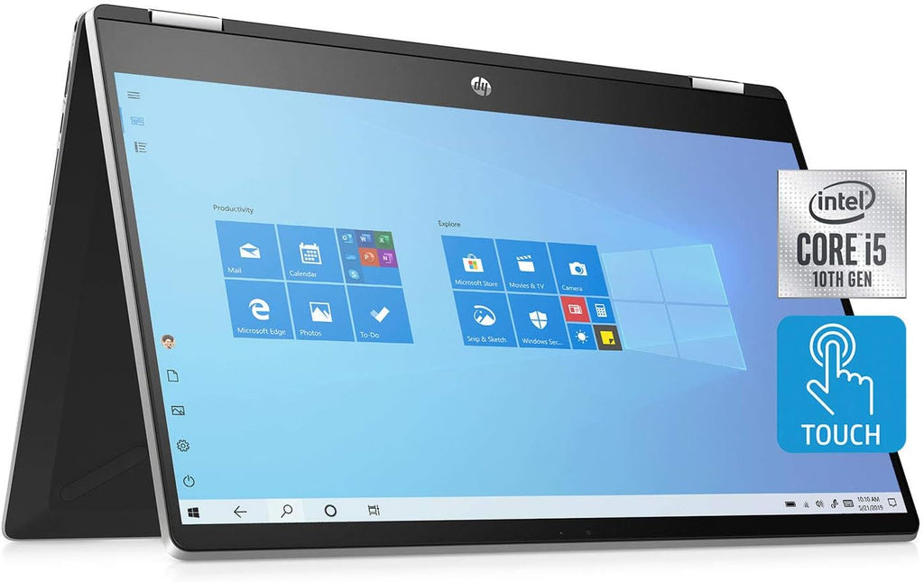 HP Pavilion 15.6' 2-in-1 Convertible HD Touchscreen Laptop Intel Core i5-10210U 8GB DDR4 512GB M.2 SSD Windows 10