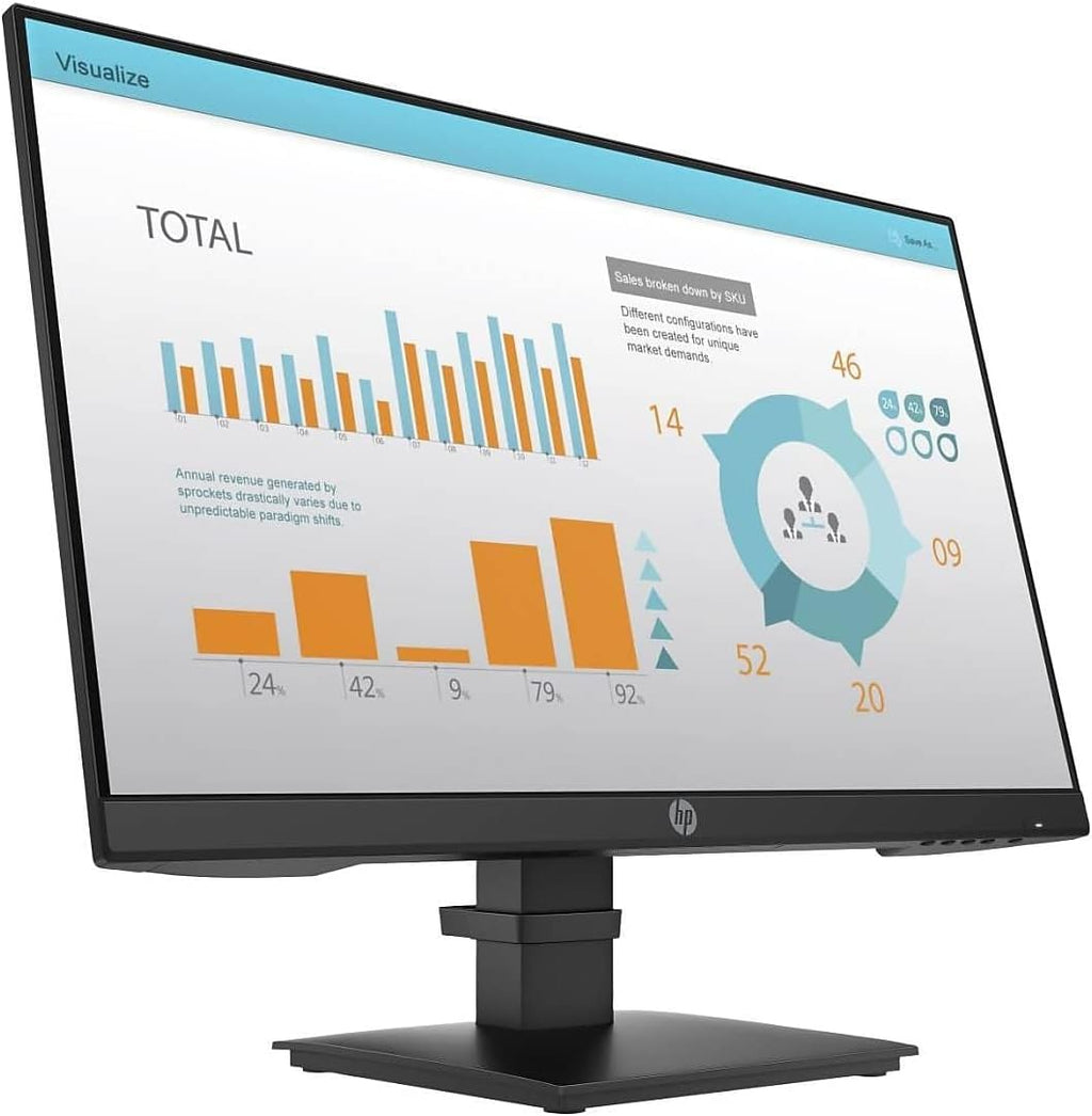 HP P24 G4 23.8' Full HD LCD Monitor - 16:9-24' Class - in-Plane Switching (IPS) Technology - 1920 x 1080-250 Nit Typical - 5 ms GTG (OD) - 60 Hz Refresh Rate - HDMI - VGA - DisplayPort