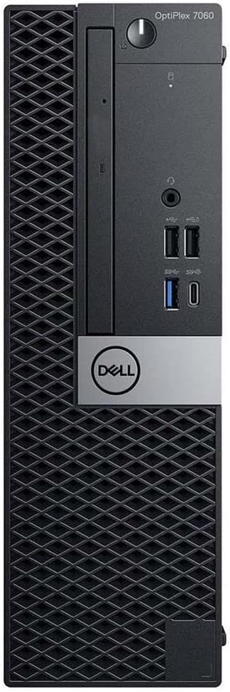 Dell Optiplex 7060 SFF Desktop Computer PC with 24' FHD Computer Monitor, Core i7-8700 3.2GHz-4.6GHz, Keyboard, Mouse, 16GB Ram, 512GB SSD, DP, Windows 11 Pro(Renewed)