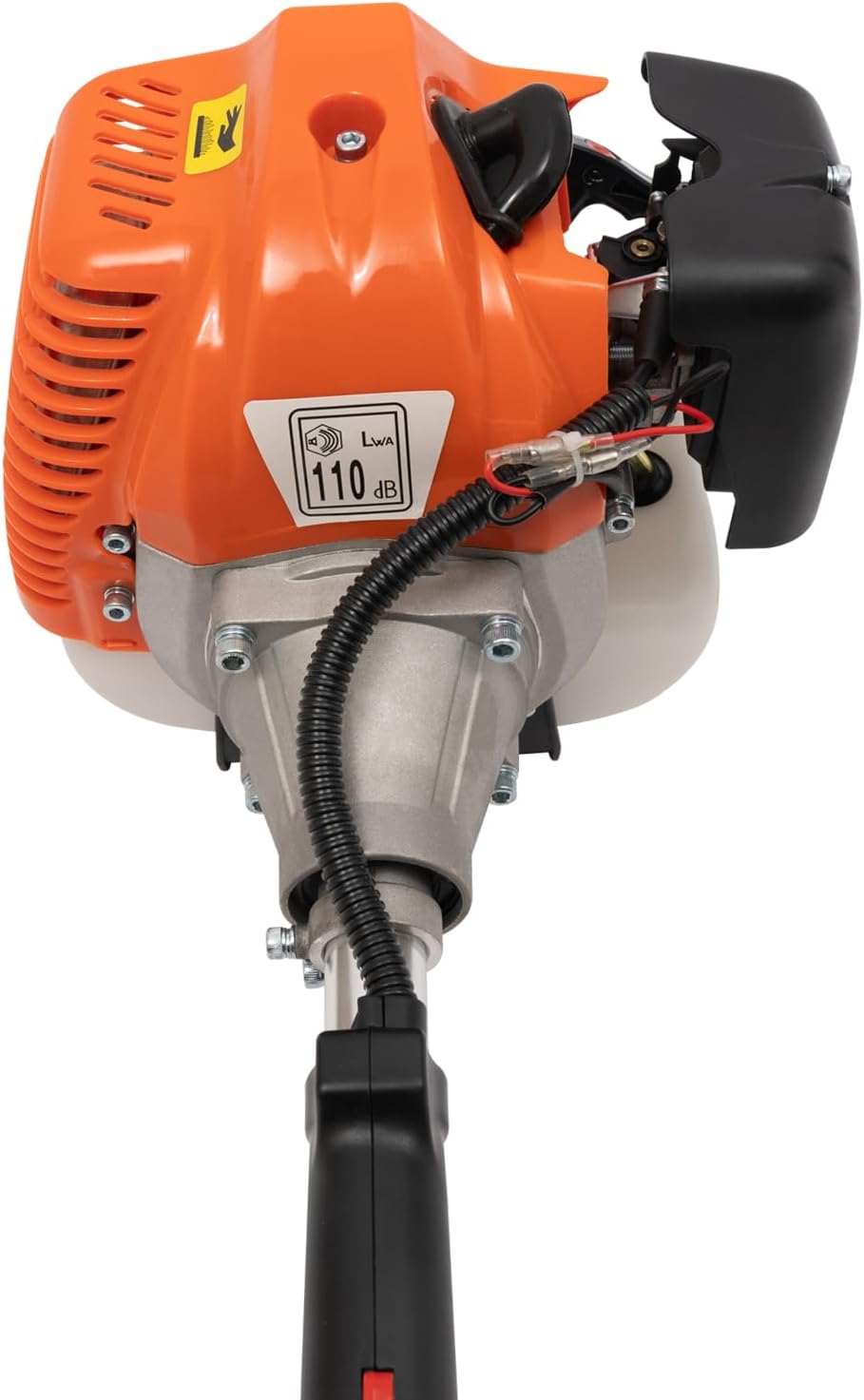 YIYIBYUS 33CC Weed Wacker Eater Gas Powered, 2-Cycle 5.74FT String Trimmer/Edger with Two Blade Heads, Lawn Mower Hedge Trimmer with Rubber Handle & Shoulder Strap