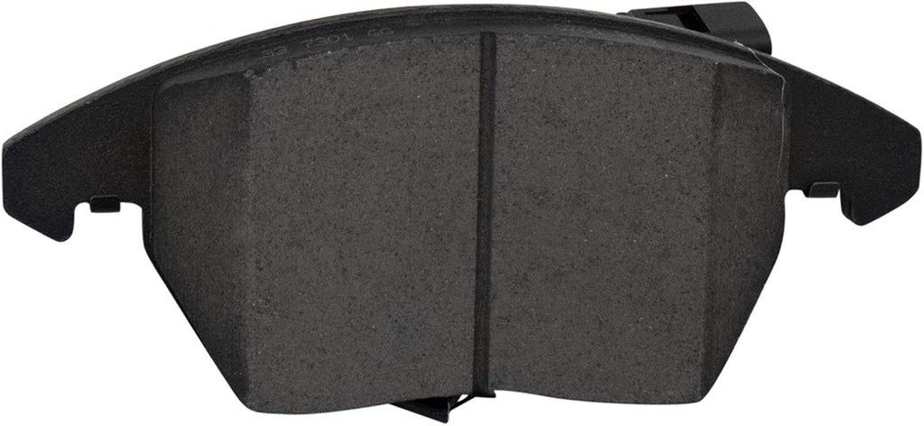 TRQ Performance Front Brake Pad and Rotor Set Ceramic Vented Coated Rotors Calipers Compatible with 2013 Volkswagen GTI 2011 Jetta