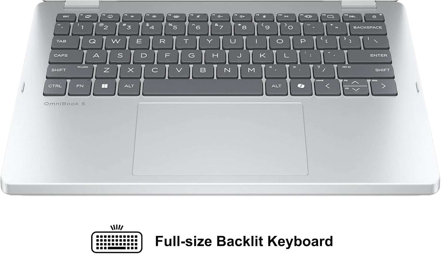 HP OmniBook 5 Flip 2-in-1 Laptop 14' WUXGA IPS Multi-Touch Intel 10-core Core 7 150U (Beats i7-1355U) 16GB DDR5 2TB SSD Backlit Wi-Fi6E 5MP IR HDR Privacy Camera Win11 w/ICP Accessory