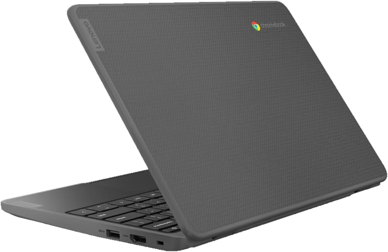 Lenovo 100e Chromebook Gen 4 100e 82W0001EUS 11.6' Chromebook - HD - Octa-core (MediaTek Cortex A76 + Cortex A55) - 4 GB - 32 GB Flash Memory - English Keyboard - Graphite Gray