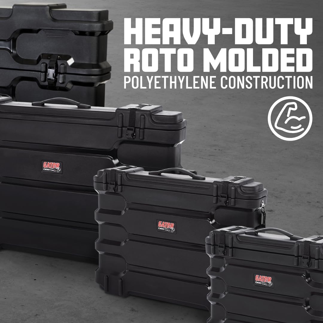 Gator Cases Molded LCD/LED TV and Monitor Transport Case; Fits 27' - 32' Screens (GLED2732ROTO)