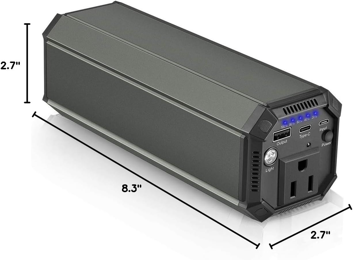 AC Outlet Portable Laptop Power Bank, Universal 116Wh/31200mAh 100W Travel Laptop Charger, External Battery Pack for MacBook, Acer, HP, Samsung, Dell, ASUS, Lenovo, Notebook