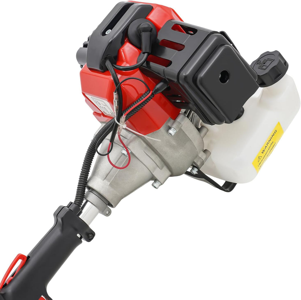 Garden Tiller Cultivator Lawn Mower Gas Powered 52cc 2-Stroke Engine for Lawn Gardening Soil Cultivation