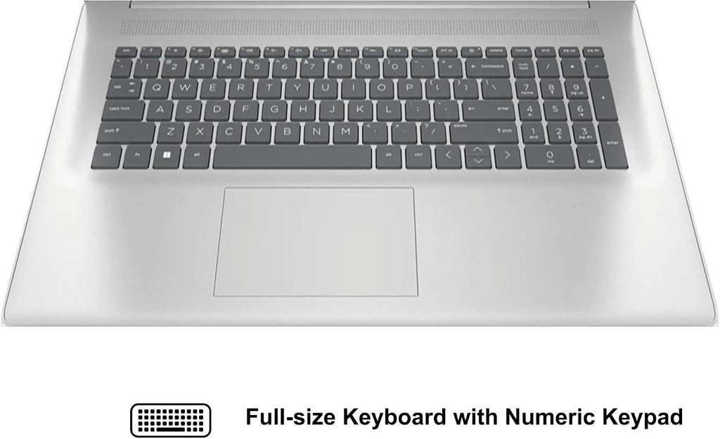 HP 17 Business Laptop 17.3' HD+ Touchscreen AMD 6-core Ryzen 5 7430U (Beats i7-1255U) 32GB RAM 2TB SSD Type-C Fast Charge Long-Lasting Battery Win11Pro ICP Hub