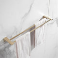 Bathroom Rack Bathroomccessories Paperolder, Corner Shelf, Rail, Toilet Brusholder, Towel Racks, Brass Gold Bathroomardware Set Bathroomecor Soapish(Double Towel Bar)