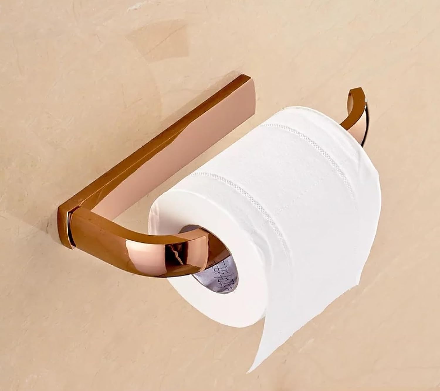 Towel Rack, Bathroom Bathroom Hardware Pendant, Toilet Towel Rod, Bath Towel Shelf, Rose Gold Fan, Double Layer