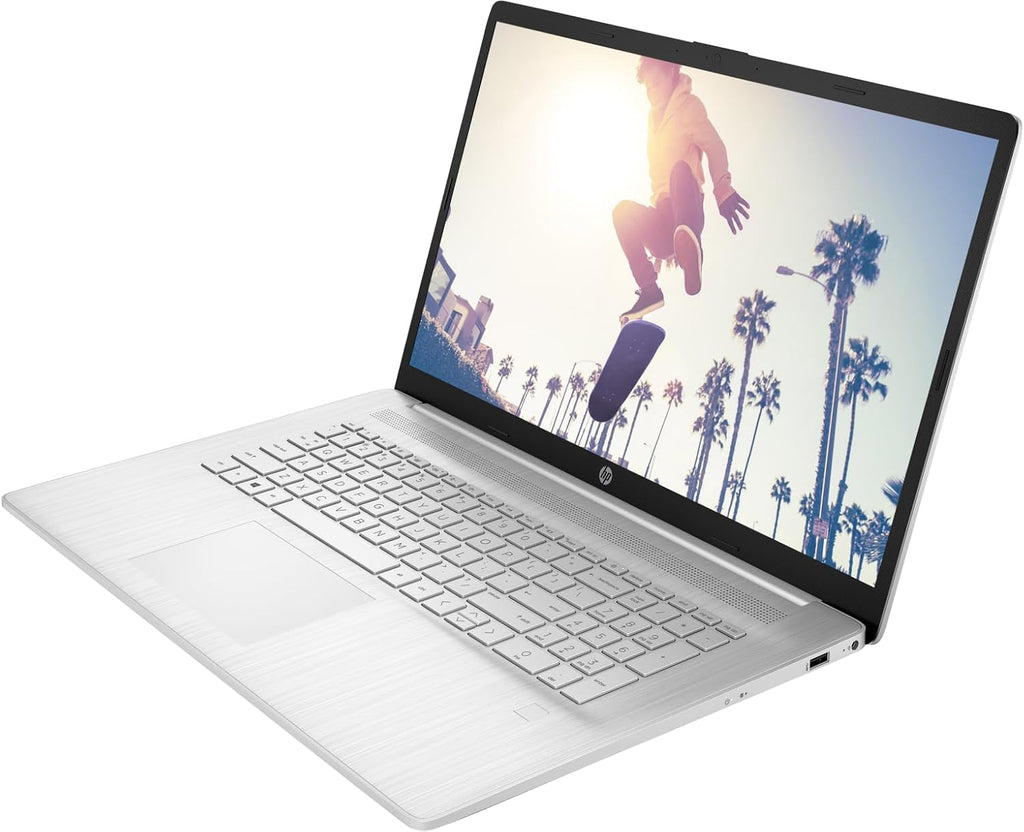 HP 2025 Laptop | 17t-CN300 | 17.3' 1600 x 900 Touch | Intel-10 Core i7-1355U | 32GB DDR4 | 1TB SSD | Windows 11 Pro | Wi-Fi 6 - Bluetooth 5.3 - Backlit Keyboard - 720p HD Camera - Natural Silver