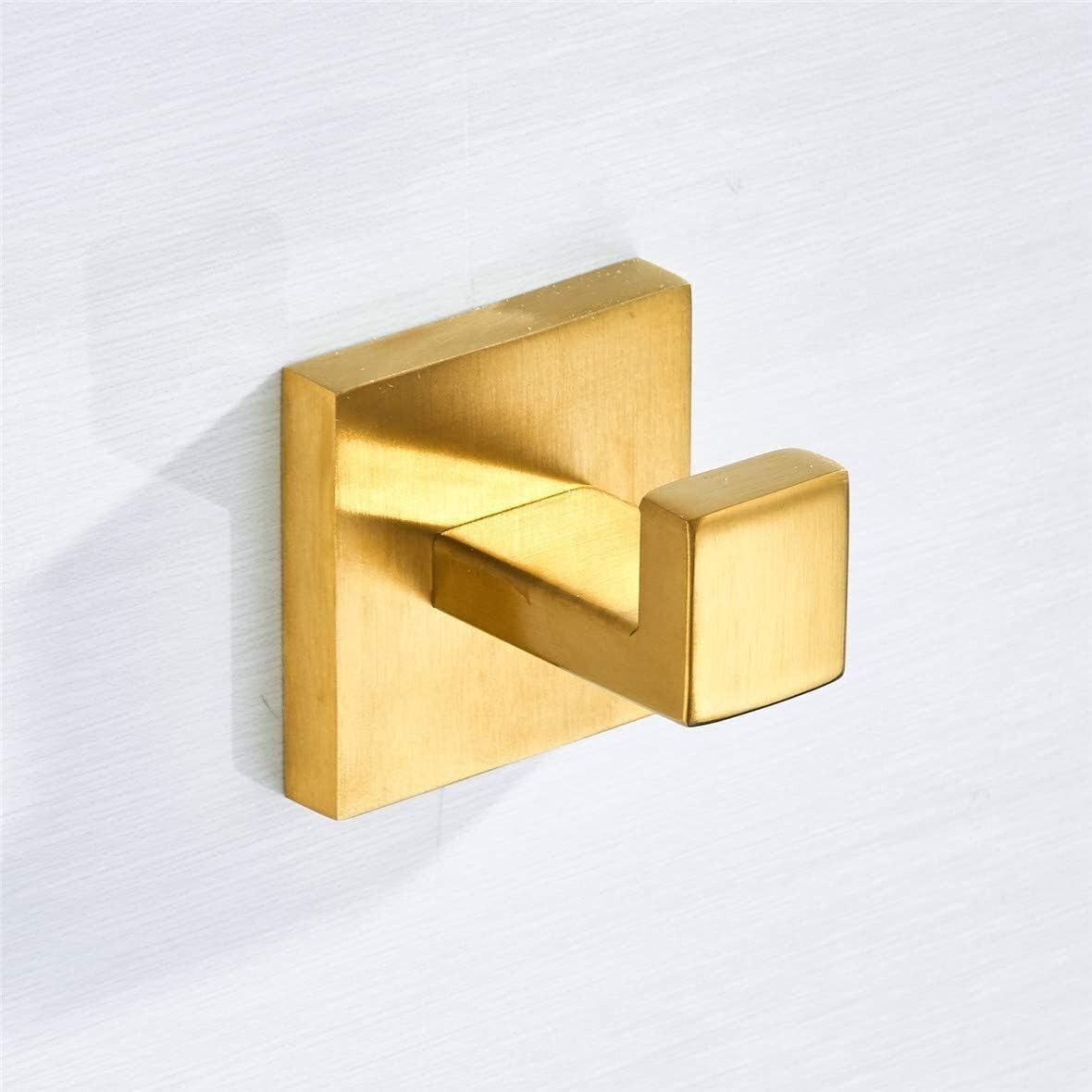 Towel Rack Multi-Function Towel Rack Home Towel Shelf with Wall Mounted Gold Polished Towel Bathroom Accessory Storage/Towel Hook It's so Kind of You