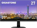 Gigastone 27 inch IPS LED Back Light Monitor 75Hz FHD 1920 x 1080, 178° Wide View Frameless Computer Monitor 5ms, Built-in Speakers, Eye Care Technology, Ergonomic Tilt VESA Mount, HDMI VGA