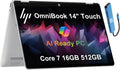 HP OmniBook 5 Flip (Next Gen Envy x360) 2-in-1 Touchscreen AI PC Laptop (14' FHD+, Intel 10-Core 7 150U (> i7 1355U), 16GB DDR5, 512GB SSD) for Designer, IST Hub, 5MP IR Webcam, Win 11 Home