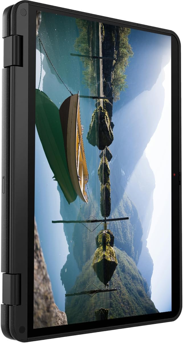 Lenovo Yoga Convertible Laptop, 11.5' IPS HD Touchscreen, Intel Processor Up to 3.39GHz, 8GB Ram, 128GB SSD, Ultra-Fast WiFi, HDMI, Windows 11 Pro, Dale Black(Renewed)