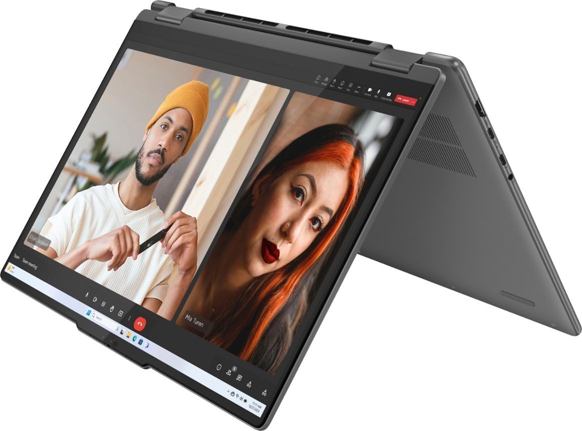 Lenovo Yoga 7i 2-in-1 Business Laptop 16.0' Touch FHD + IPS (Intel Core Ultra 7 155U (Beats i7-1335U), 16GB LPDDR5X, 2TB SSD, Backlit KYB, FP Reader, 2 Thunderbolt 4, Win11P) w/AI Copilot & DKZ Hub