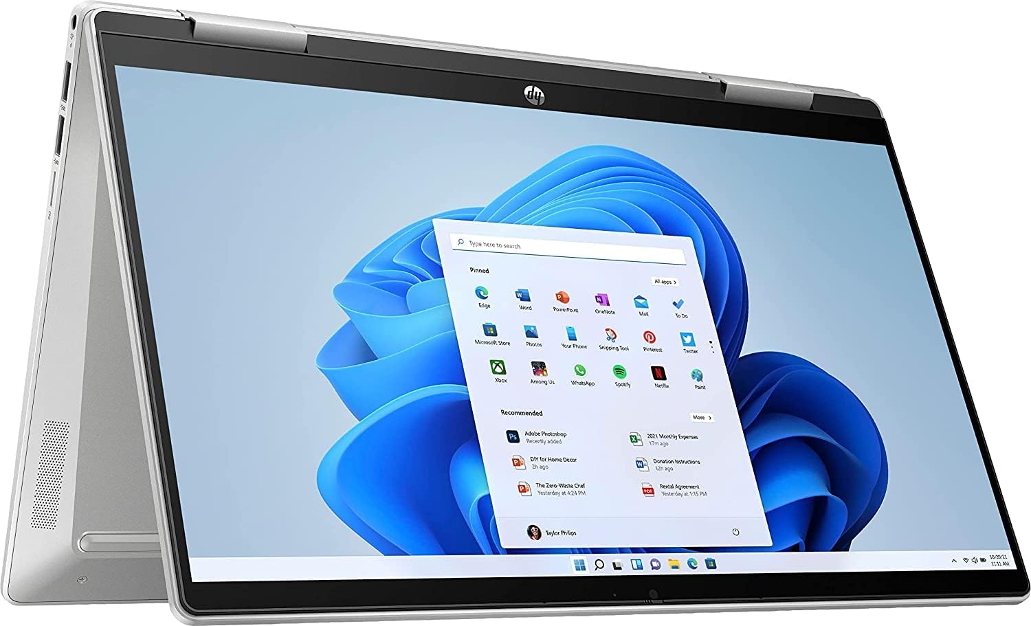 HP Pavilion x360 Laptop, 14' FHD 2-in-1 Touch-Screen Laptop, Intel Core i5-1235U, 8GB RAM, 512GB PCIe SSD, Bluetooth, Webcam, Backlit KB, Windows 11 H +GM Accessories, Silver