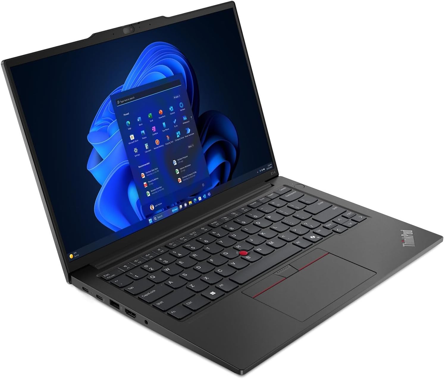 Lenovo ThinkPad E14 Gen 6 2025 Laptop, 16-Core Intel Core Ultra 7 155H, 14' WUXGA IPS Display, Intel Graphics, 8GB DDR5 512GB SSD, Thunderbolt 4, Wi-Fi 6, Win10 Pro