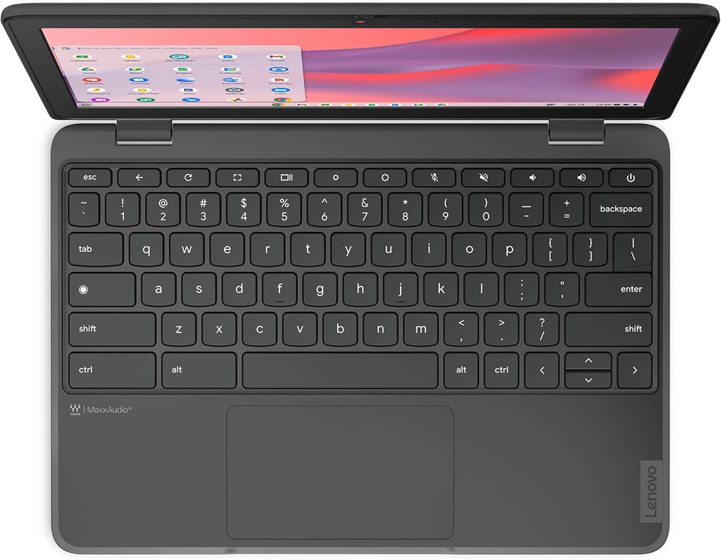 Lenovo 100e Chromebook Gen 4 83G80001US 11.6' Touchscreen Chromebook - HD - Intel N-Series N100-8 GB - 64 GB Flash Memory - English Keyboard - Graphite Gray