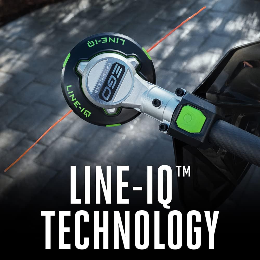 EGO POWER+ String Trimmer, Battery Powered, 16' Trimmer for Weeds and Grass with POWERLOAD, LINE IQ, Telescopic Carbon Fiber Shaft, Battery and Charger Not Included - ST1620T