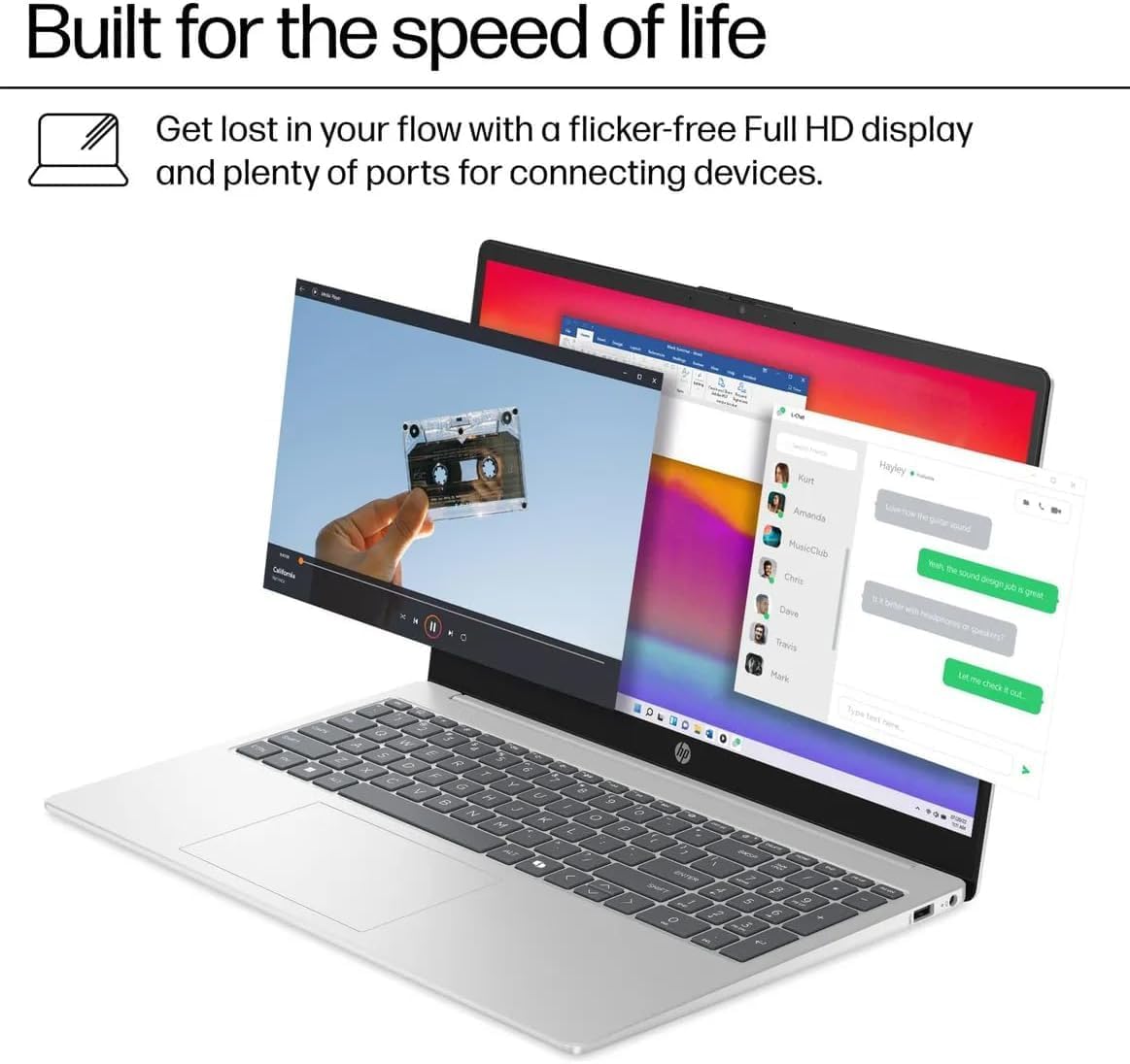 HP 15.6inch Touchscreen Business Laptop - Intel 13th Core i3-1315U(Up to 4.5GHz), Intel UHD Graphics, Anti-Glare, Windows 11 Pro (32 GB RAM, 1 TB SSD)