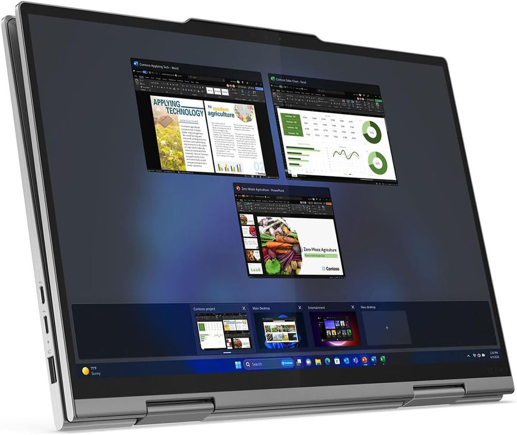 Lenovo ThinkPad X1 Gen 9 21KE005PUS 14' Touchscreen Convertible 2 in 1 Notebook - WUXGA - Intel Core Ultra 5 125U - Intel Evo Platform - 16 GB - 512 GB SSD - English Keyboard - Gray
