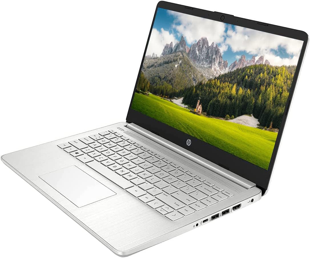 HP 14'' Full HD Screen Laptop, AMD Ryzen 3 3250U Processor, 8GB DDR4 RAM, 256GB SSD, USB Type-C, Wi-Fi, HD Webcam, HDMI, Windows 11 Home, Silver