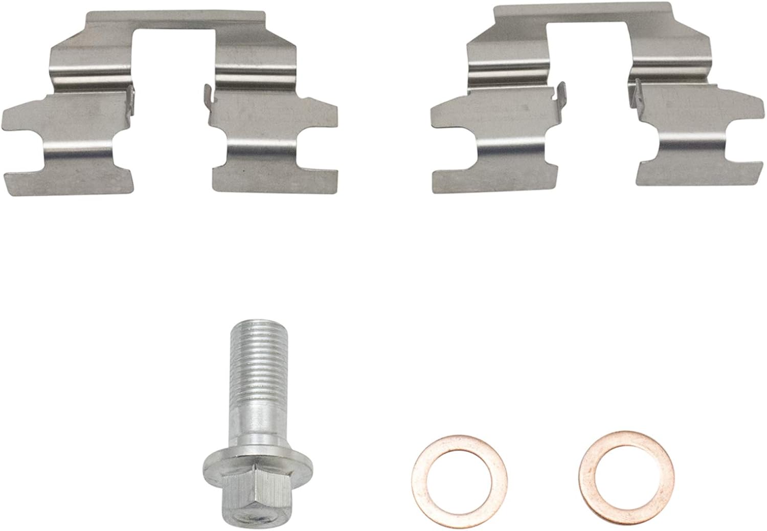 TRQ Rear Brake Pad and Rotor Set Ceramic Solid Rotors Calipers Compatible with 2003 Nissan Maxima