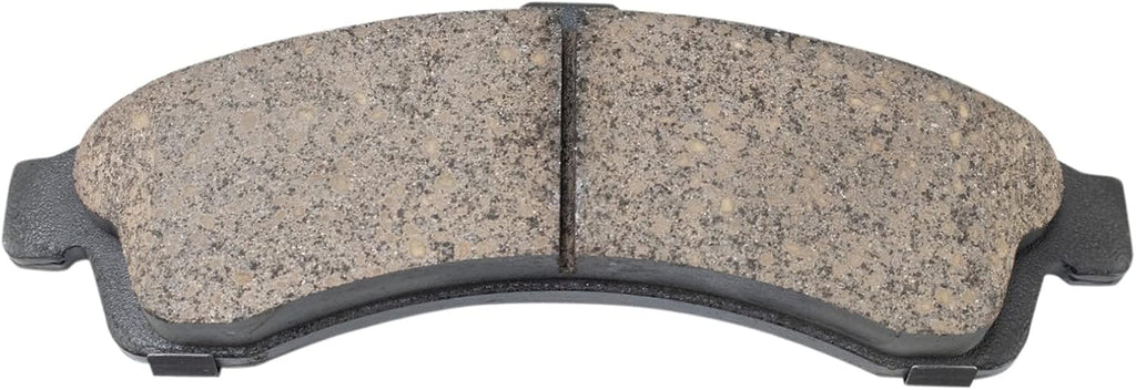 TRQ Front Brake Pad and Rotor Set Ceramic Vented Rotors Calipers Hoses Hardware Compatible with 2004-2005 Isuzu Ascender