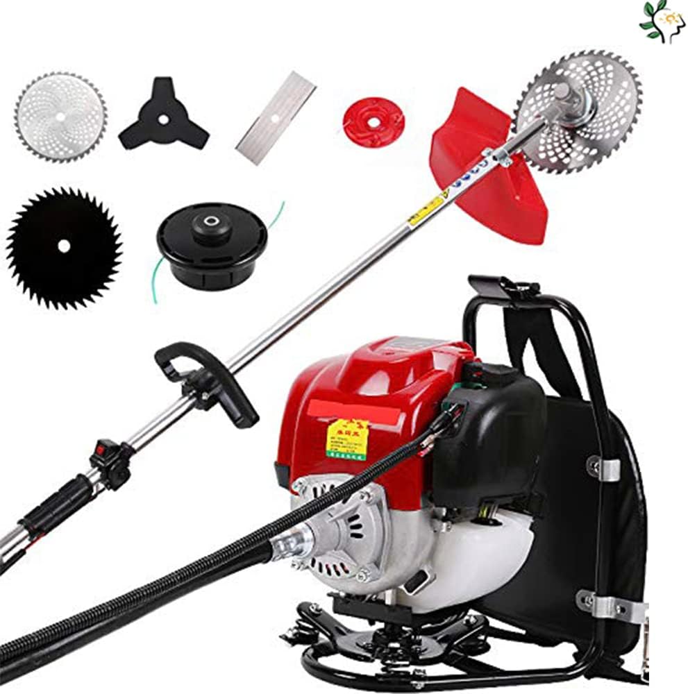 Gx35 Backpack 4 Stroke 7 in 1 Brush Cutter Tiller Grass Hedge Trimmer Lawn Mower Weed Wacker